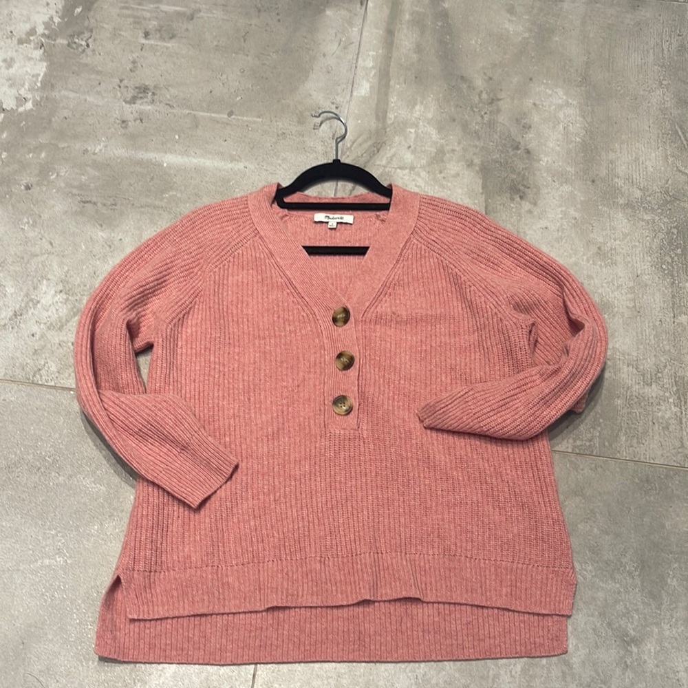 Madewell S pink sweater
